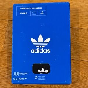 ADIDAS men’s Comfort Flex Cotton Trunks 2 Pack